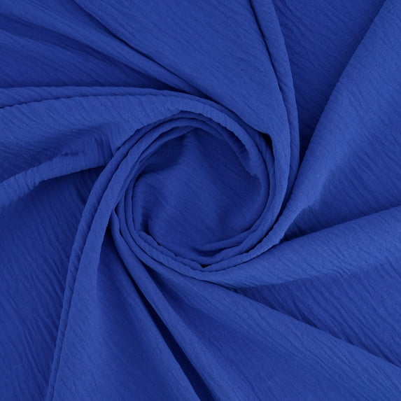 Zelouf Washer Poly , Sewing, DIY, Crafts Fabric by the Yard, Azure Wave, 7 Yard