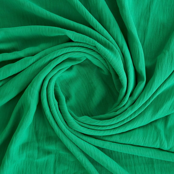 Zelouf Washer Poly , Sewing, DIY, Crafts Fabric by the Yard, Modern Emerald, 7 Yard