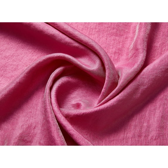 Zelouf Washer Shimmer , Sewing, DIY, Crafts Fabric by the Yard, Pink Crystal, 1 Yard