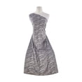 thumbnail image 1 of Zelouf Wavy Lace With Foil [5582]  , Sewing, DIY, Crafts Fabric by the Yard, Mineral Grey/gld, 3 Yard, 1 of 2