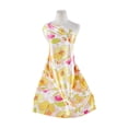thumbnail image 1 of Zelouf Yellow Sorbet Print On Annabelle Satin  , Sewing, DIY, Crafts Fabric by the Yard, Ivory/sun, 5 Yard, 1 of 2