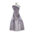 thumbnail image 1 of Zelouf Zebra Print On Tulle  , Sewing, DIY, Crafts Fabric by the Yard, Lavender Cream/blk, 10 Yard, 1 of 2