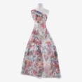 thumbnail image 1 of Zelouf Zs1801H Print Tulle  , Sewing, DIY, Crafts Fabric by the Yard, 134 White/pink, 10 Yard, 1 of 2