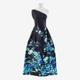thumbnail image 1 of Zelouf Zs1810R Print On Heavy Scuba  , Sewing, DIY, Crafts Fabric by the Yard, 946 Black/blue, 3 Yard, 1 of 2
