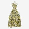 thumbnail image 1 of Zelouf Zs1811Sss Print Ity  , Sewing, DIY, Crafts Fabric by the Yard, 951 Blk/lemon, 3 Yard, 1 of 2