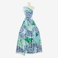 thumbnail image 1 of Zelouf Zs1901V Print Ity Puff  , Sewing, DIY, Crafts Fabric by the Yard, 417 Blue/green, 7 Yard, 1 of 2