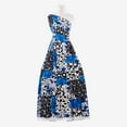 thumbnail image 1 of Zelouf Zs1903B Print Ity  , Sewing, DIY, Crafts Fabric by the Yard, 491 Blue/blk, 10 Yard, 1 of 2