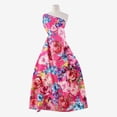 thumbnail image 1 of Zelouf Zs1903Vv Print Poly Shimmer  , Sewing, DIY, Crafts Fabric by the Yard, 354 Hot Pink/bl, 5 Yard, 1 of 2