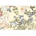 thumbnail image 1 of Zelouf Zw1304M-5 Print Carnival  , Sewing, DIY, Crafts Fabric by the Yard, Light Yellow/pink, 3 Yard, 1 of 1