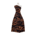 thumbnail image 1 of Zelouf the Wave On Ity  , Sewing, DIY, Crafts Fabric by the Yard, 221 Brown/blk, 1 Yard, 1 of 2