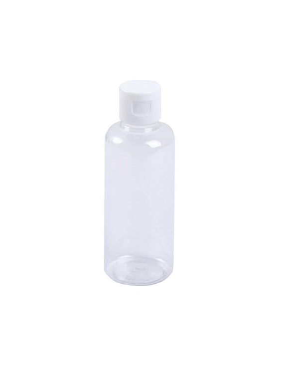 25 Pcs Empty Bottles with Flip Cap, 60ml Leak-Proof Travel Container, Transparent Squeeze Bottle, Refillable Mini Liquid Tube for Travel Camping and More, 1.38x3.94 inch