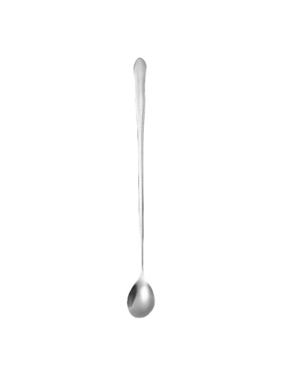 Long Handle Spoon, Iced Tea Scoop, Stainless Steel Coffee Ice Cream Teaspoons, Mixing Stirrers Dessert Spoons for Mixing, Tea, Milkshake