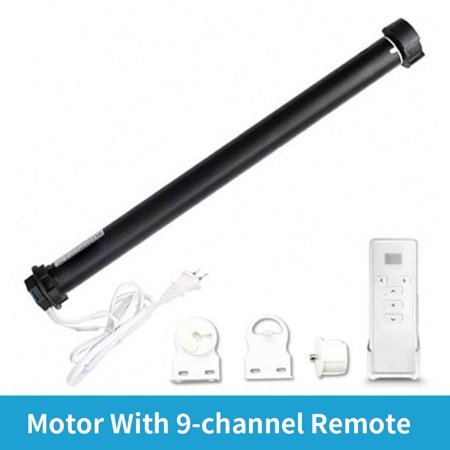 Zemismart WiFi Tubular Roller Shade Motor, with 9 Way Remote Control, for 37 38mm Tube, Support Smart Life Alexa Google Home