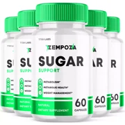 Zempoza Blood Sugar & Pressure Support - Optimal Wellness Booster 5 Pack