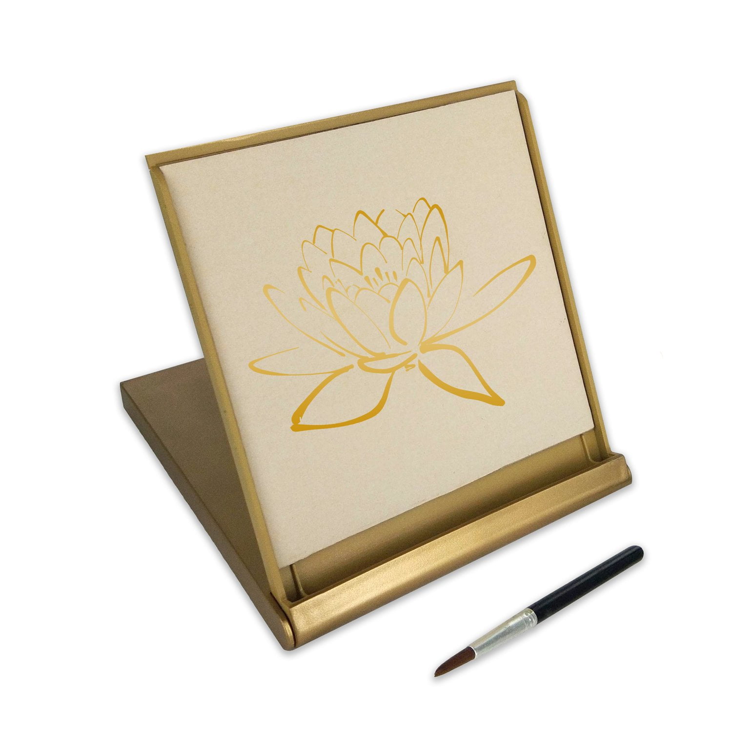 Zen Artist Board Mini, Gold, Paint with Water Relaxation Meditation Art