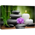 thumbnail image 1 of Zen Basalt Stones and Orchid Spa Beauty and Calmness Concept (24" 36"), 1 of 5