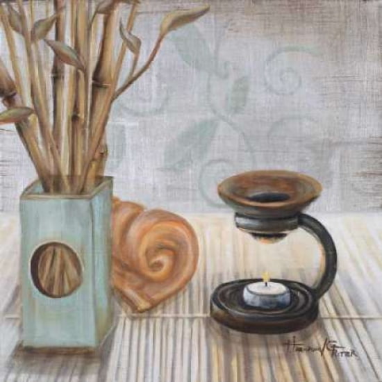 Zen Bath I Canvas Art - Hakimipour-Ritter (24 x 24)