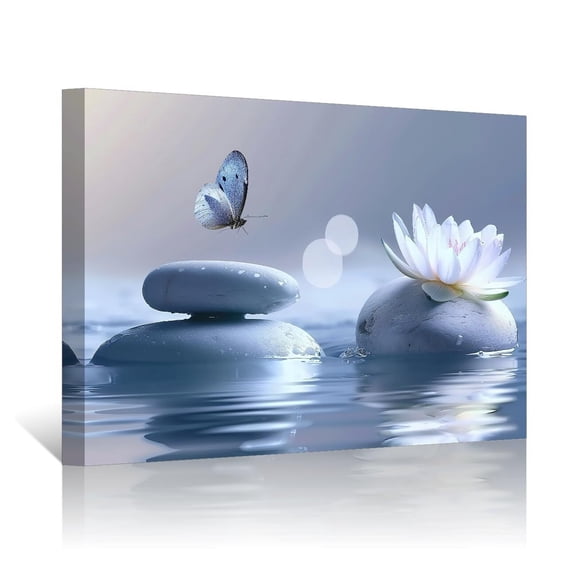 Zen Bathroom Decor poster  Wall Decor for Meditation Spa Room poster