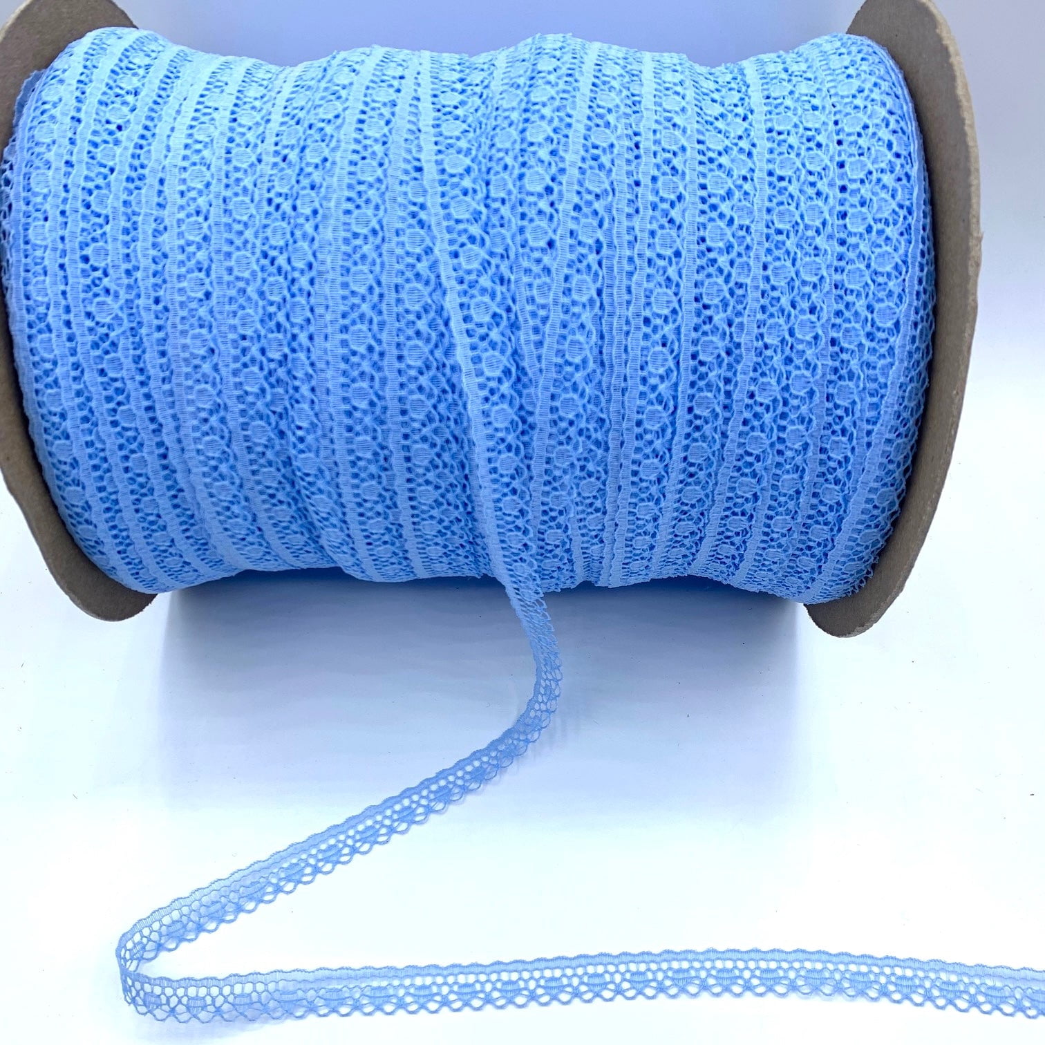 Zen Blue 7/16" Fine Baby Lace