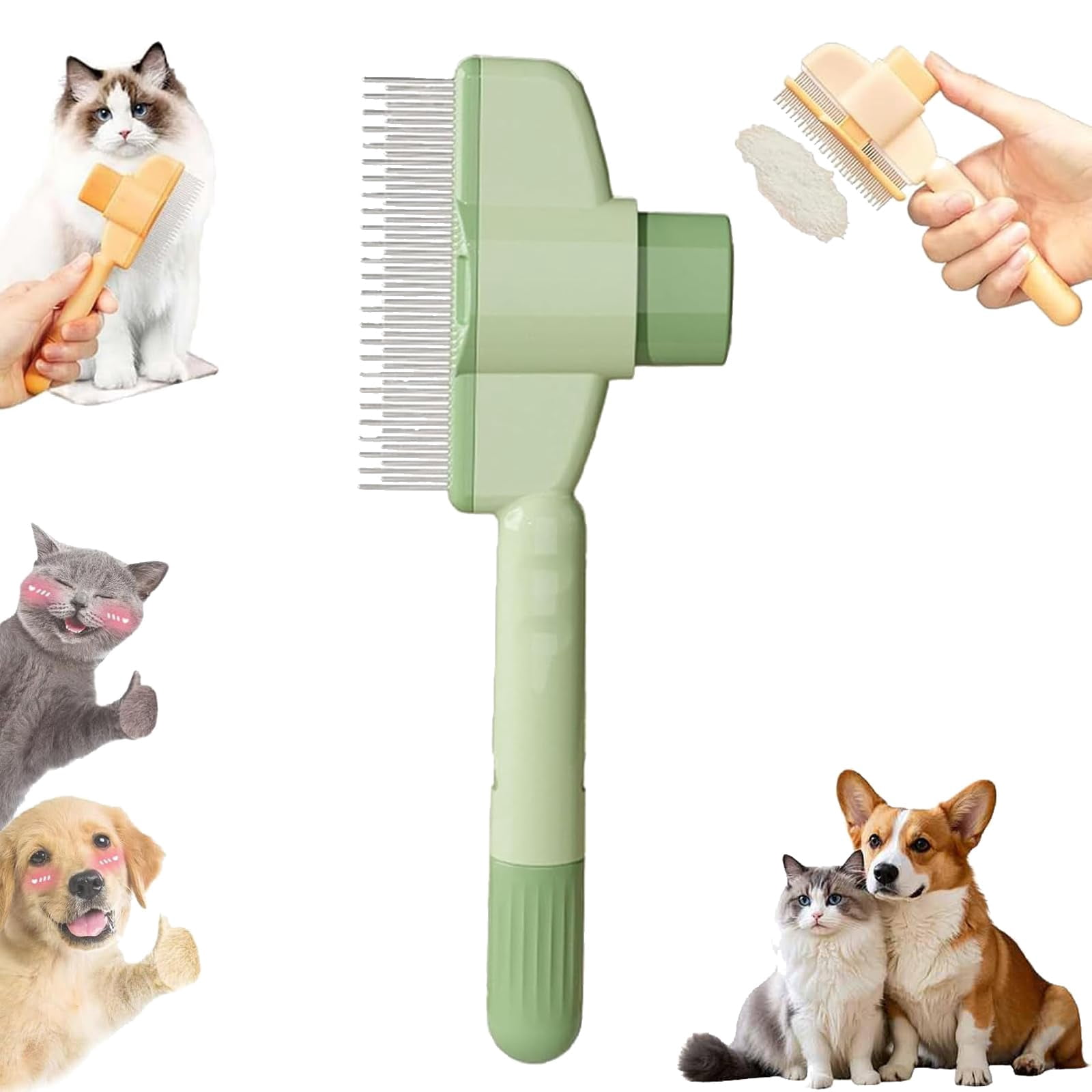 Stainless Steel Fur Brush For Cats photo