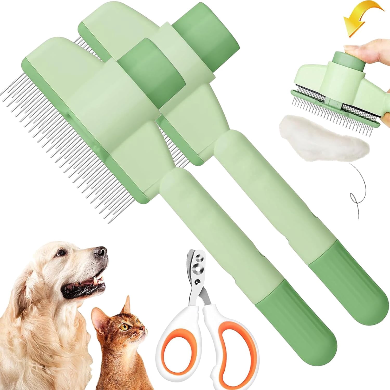 Zen Brush For Cats Zenbrush Cat Comb With Long Short Stainless Steel zen-brush-for-cats-zenbrush-cat-comb-with-long-short-stainless-steel