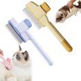 thumbnail image 1 of Zen Brush for Cats, Zenbrush Cat Comb, Self Cleaning Pet Comb Grooming Brush, Massaging and Cleaning Shedding Hair for Long Hair Cat Dog (Green+Yellow), 1 of 10