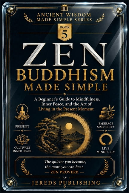 Ancient Wisdom Made Simple Zen Buddhism Made Simple: A Beginner's Guide to Mindfulness, Inner Peace, and the Art of Living in the Present Moment, Book 6, (Paperback)
