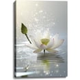 thumbnail image 1 of Zen Canvas Wall Art Spa Stones Picture Wall Decor Framed Meditation & Calm Painting Minimalist Prints Spiritual Room Living Room Bathroom Ready to Hang, 1 of 5