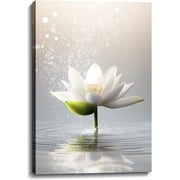 Zen Canvas Wall Art Spa Stones Picture Wall Decor Framed Meditation & Calm Painting Minimalist Prints Spiritual Room Living Room Bathroom Ready to Hang