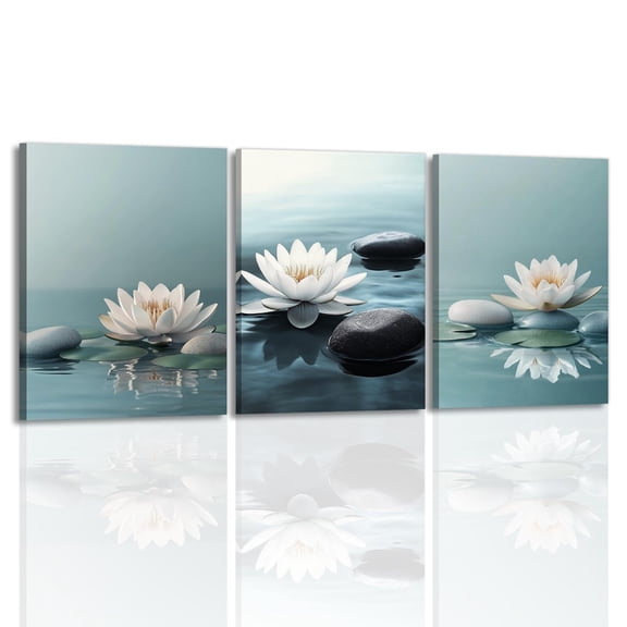 Zen Canvas Wall Art poster Zen Decor poster Calming Still Life Painting  Artwork for Meditation Yoga Room Wall Decor