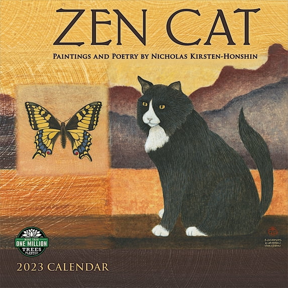 Zen Cat 2023 Wall Calendar (Calendar)