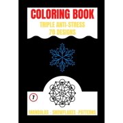 Zen Coloring Book Triple Anti Stress, Book 7, Paperback
