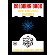 Zen Coloring Book Triple Anti Stress, Book 23, Paperback
