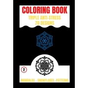 Zen Coloring Book Triple Anti Stress, Book 2, Paperback