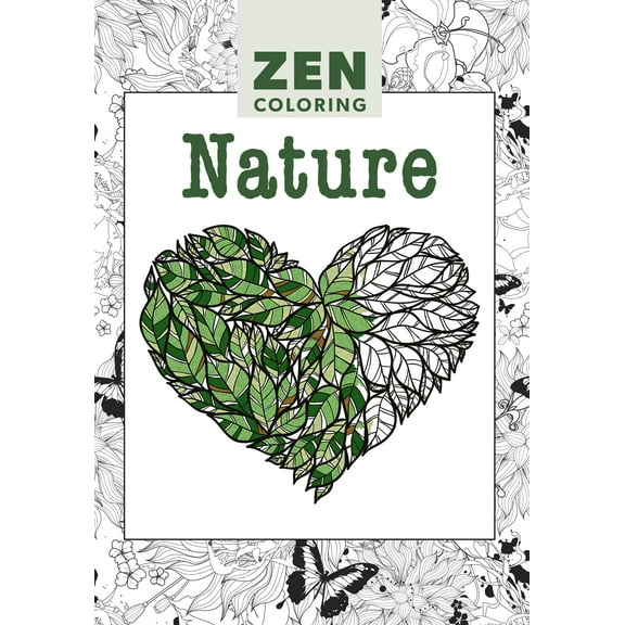 Zen Coloring: Nature (Paperback)