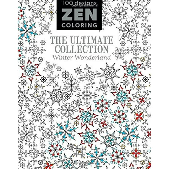 Pre-Owned Zen Coloring - The Ultimate Collection Winter Wonderland (Paperback) 1784943428 9781784943424