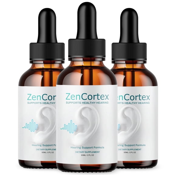 Zen Cortex Advanced Formula Drops Natural Support Supplement ZenCortex 90 Servings