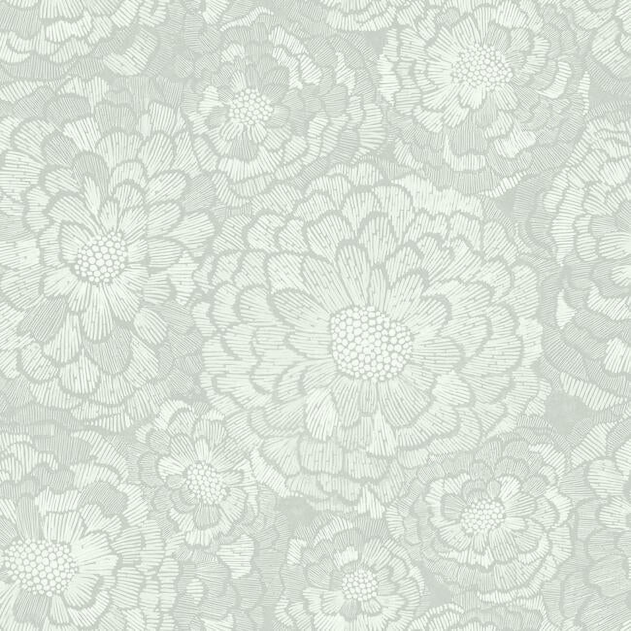 Dandelon Taupe Peel And Stck Wallpaper - View #6