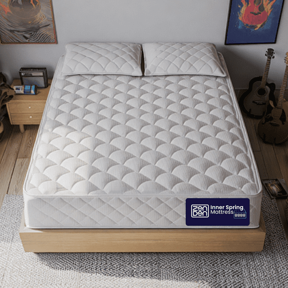 ZenDen 6" Twin Medium Firm Tight Top Innerspring Mattress