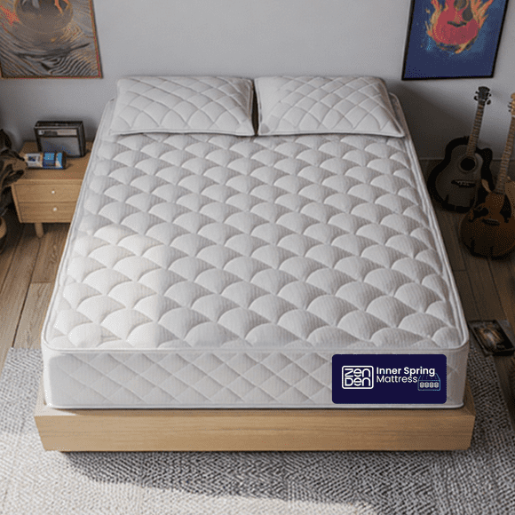 ZenDen 6" Twin Medium Firm Tight Top Innerspring Mattress
