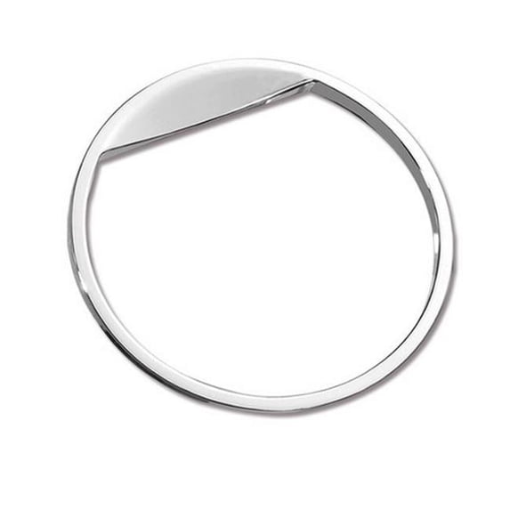Zen Design ZP0131.2 0.62 in. Afro Chrome Brushed Afro Mini Knob Centers