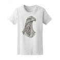 thumbnail image 1 of Zen Eagle With Floral Doodle T-Shirt Women -Image by Shutterstock, Female x-Large, 1 of 2