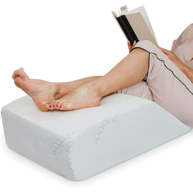 Free Shipping! Zen Elevating Leg Rest Pillow Memory Foam Leg Rest ...