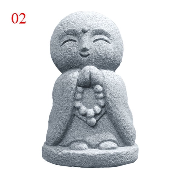 Zen Figurine Fish Tank Decor Delicate Handmade Mini Aquarium Decoration Resin