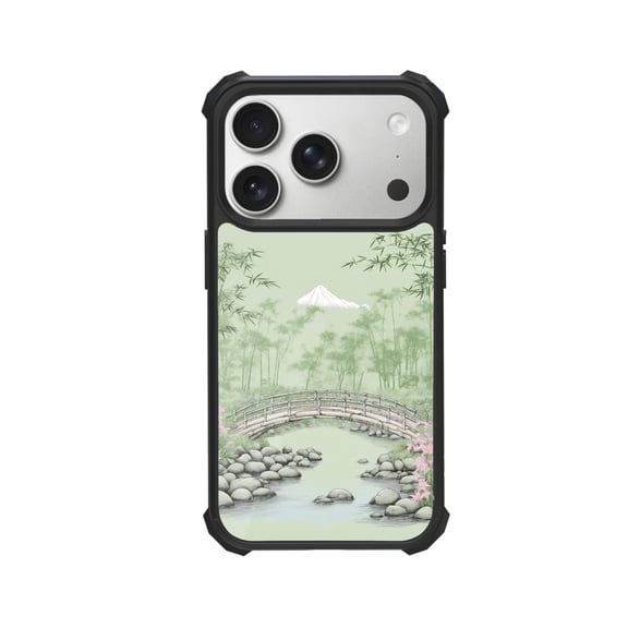 Zen Forest Path Shockproof Case For iPhone 12 13 14 15 16 Pro Max Series – TPU Bumper + Hard PC Back, Air-Cushion Corners