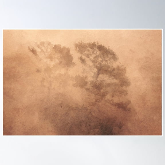 Zen Forest Poster Wall Art, Modern Wall Decor, 8x12 UNFRAMED