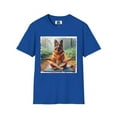 thumbnail image 1 of Zen German Shepherd Unisex Softstyle T-Shirt, 1 of 11