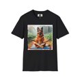 thumbnail image 1 of Zen German Shepherd Unisex Softstyle T-Shirt, 1 of 10