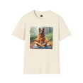 thumbnail image 1 of Zen German Shepherd Unisex Softstyle T-Shirt, 1 of 10