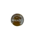 thumbnail image 1 of Zen Glass Stone, Thoughtful Brown Stone with word Peace Gift, Inspiring Positivity with Hand Painted Words, Perfect for Encouragement, Mindfulness and Motivation, Beautiful Glass Keepsake, 1 of 1